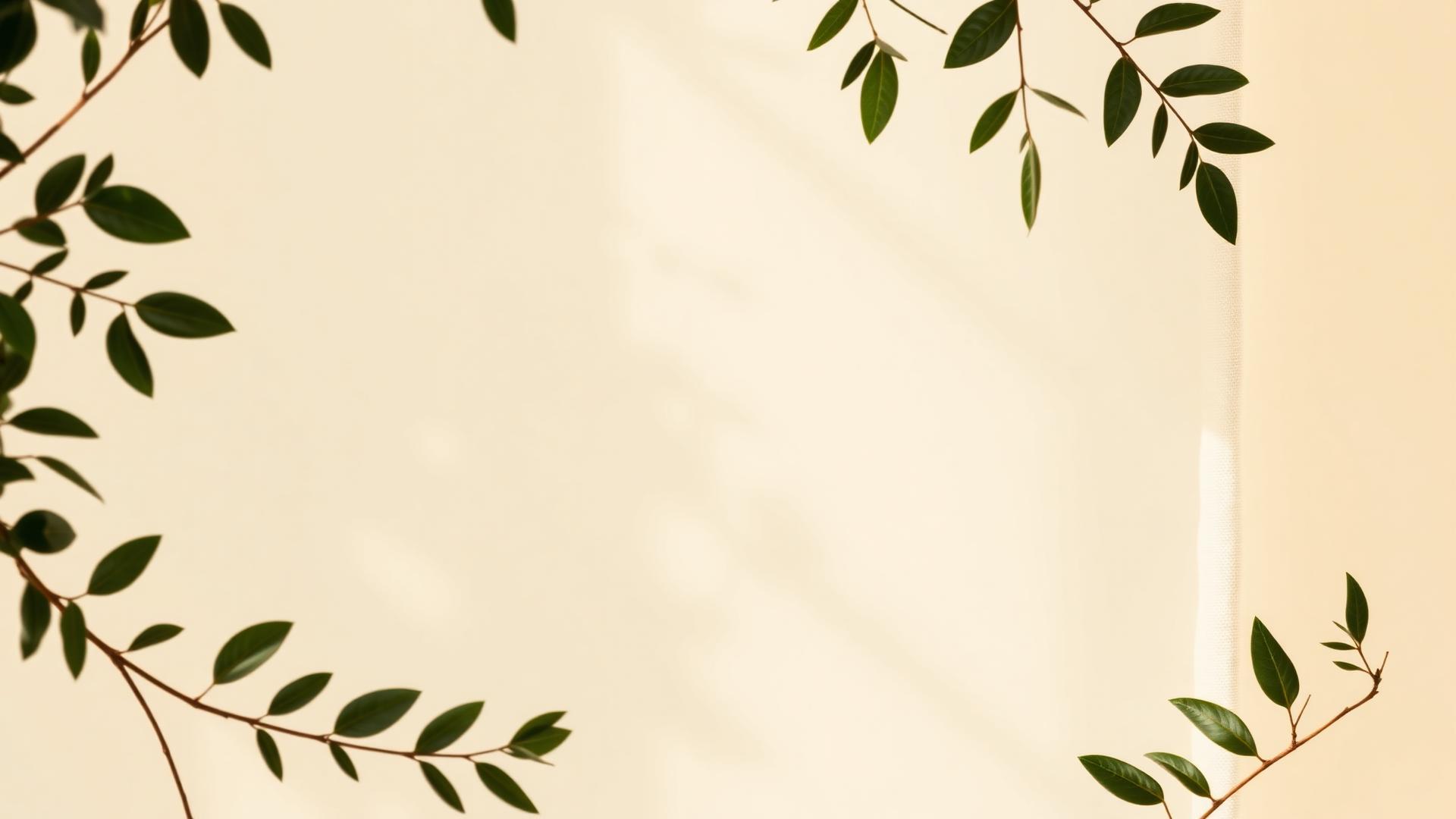 Botanical foliage framing a cream background, the visual identity of Absorb Research